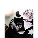 Amethyst Crystal Moon Phase Point