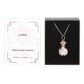 Love Rose Quartz Potion Bottle Necklace