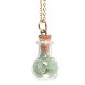 Green Witch Green Aventurine Potion Bottle Necklace