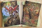 10 Briar Notecards Woodland Fairy Pagan Wicca Alternative Notelets
