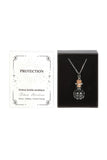 Protection Obsidian Potion Bottle Necklace