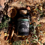 Ancient Witch Bath Spell Potion & Aventurine Crystal Amulet - Prosperity