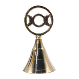 Altar Brass Bell - Triple Moon