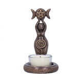 Nemesis Now triple goddess tea light