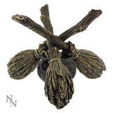 Spirit Earth Broomstick Crystal Ball Set